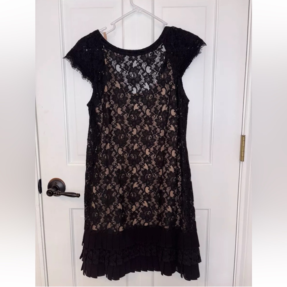 Jessica Simpson Black Lace Dress Size 10